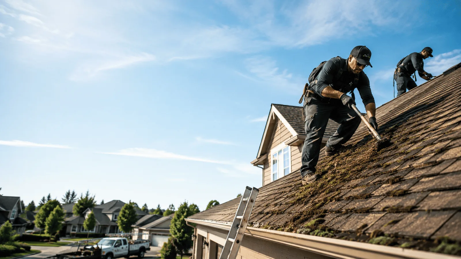Roof Moss Removal in Goodfellow Afb, TX near me